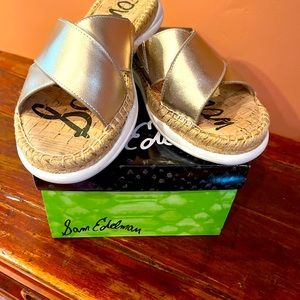Gold Sam Edelman Sandals